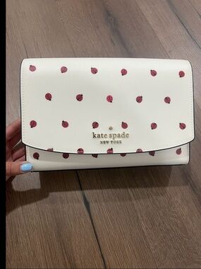 Kate Spade Crossbody with Red Ladybug Print